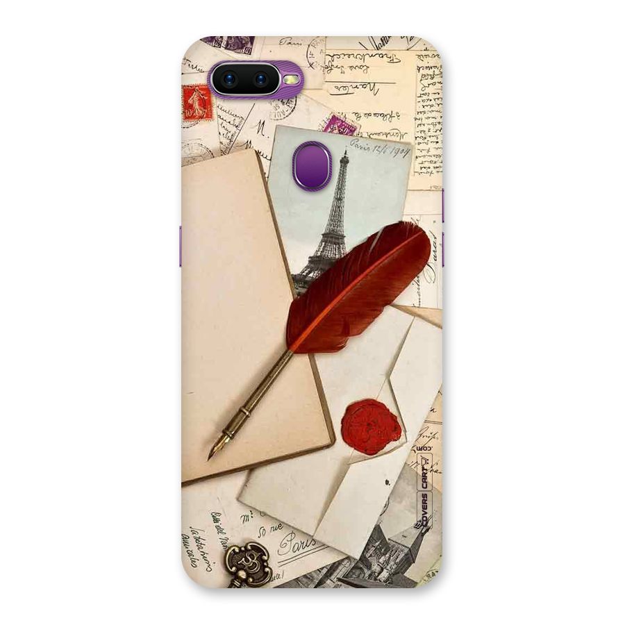 Feather Beauty Back Case for Oppo F9
