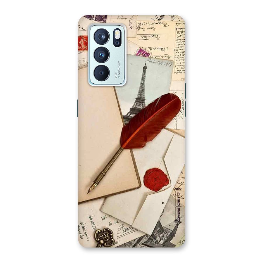 Feather Beauty Back Case for Oppo Reno6 Pro 5G