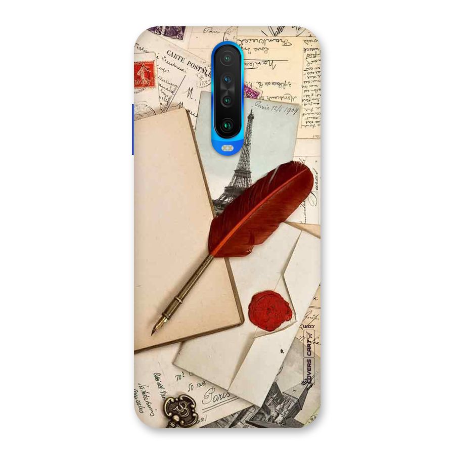 Feather Beauty Back Case for Poco X2