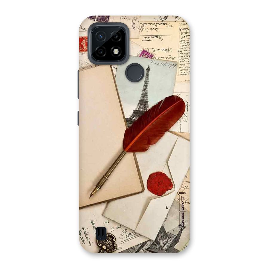 Feather Beauty Back Case for Realme C21