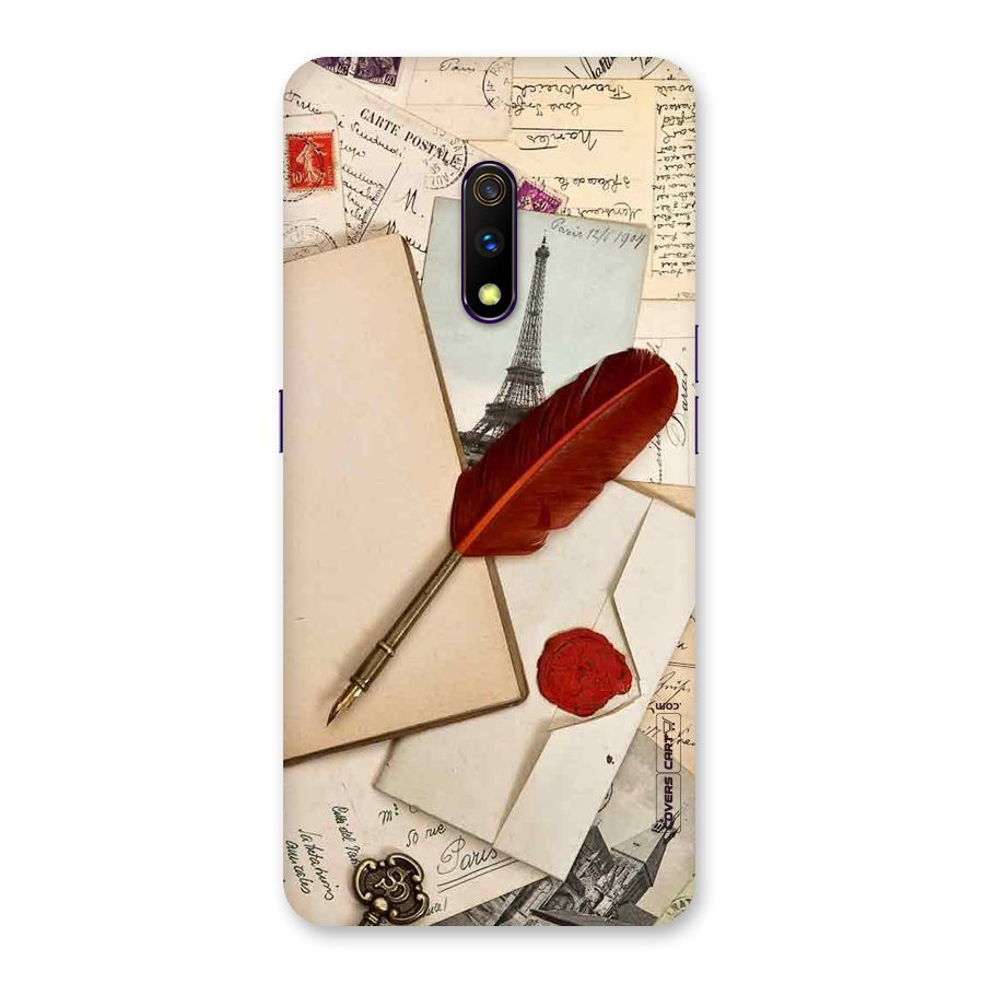 Feather Beauty Back Case for Realme X