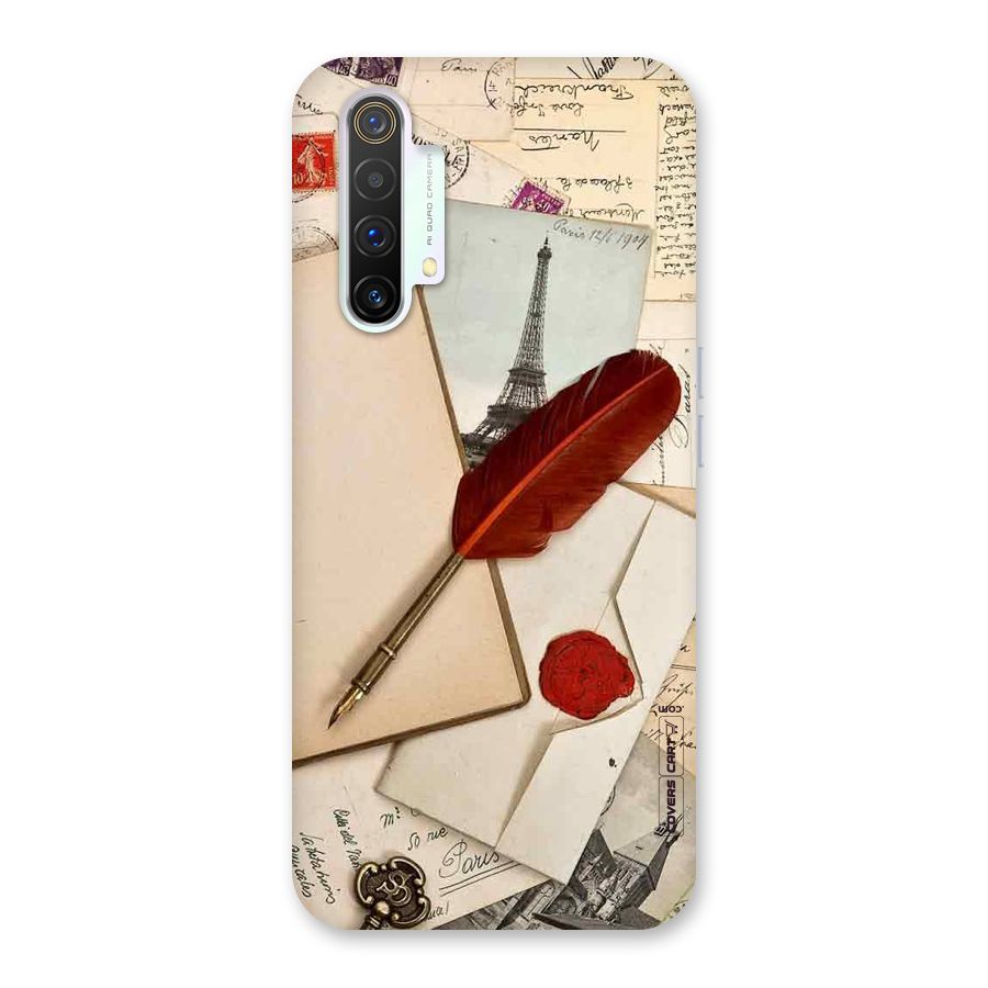 Feather Beauty Back Case for Realme X3