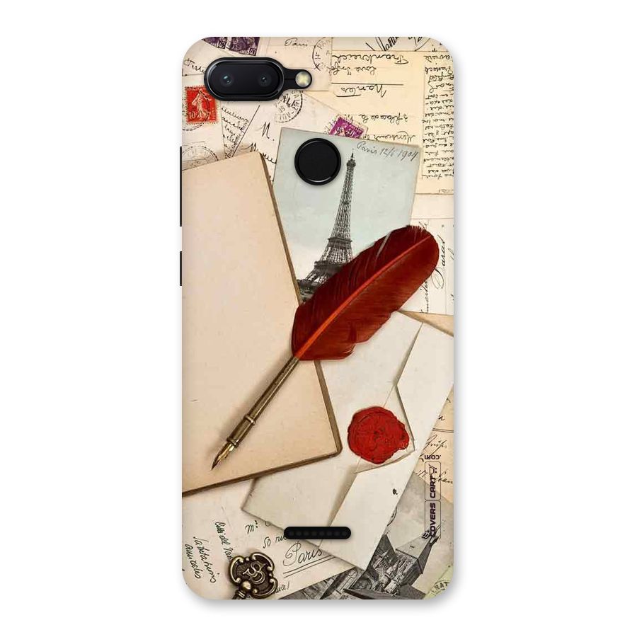 Feather Beauty Back Case for Redmi 6