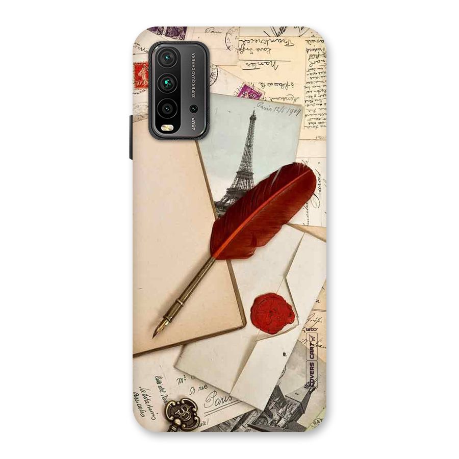 Feather Beauty Back Case for Redmi 9 Power