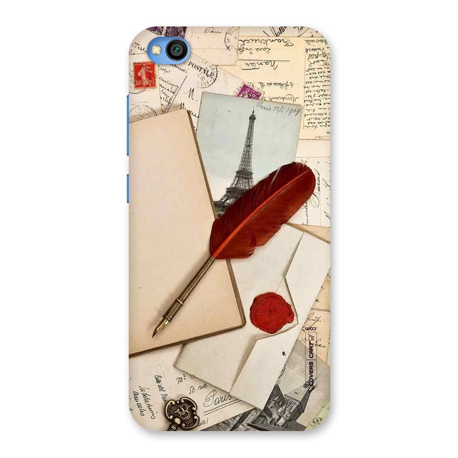 Feather Beauty Back Case for Redmi Go