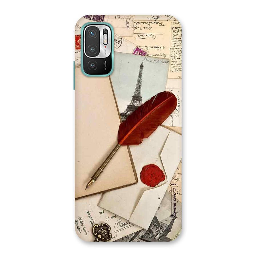 Feather Beauty Back Case for Redmi Note 10T 5G