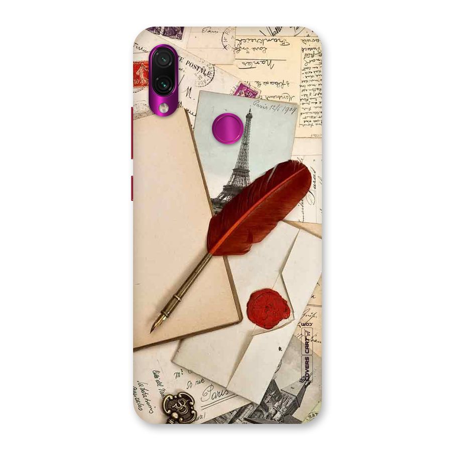 Feather Beauty Back Case for Redmi Note 7 Pro