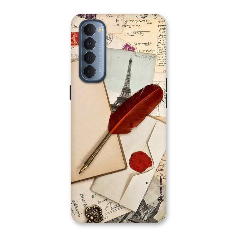 Feather Beauty Back Case for Reno4 Pro
