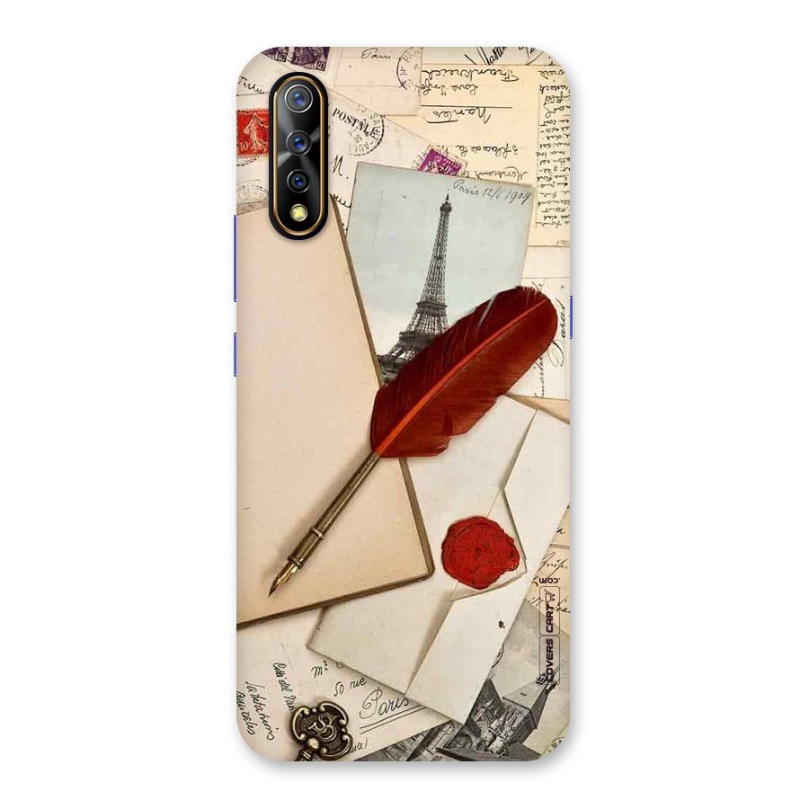 Feather Beauty Back Case for Vivo S1