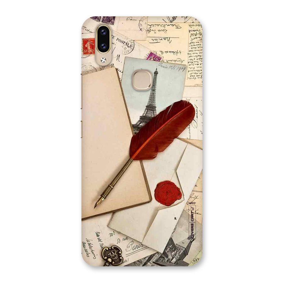 Feather Beauty Back Case for Vivo V9 Youth