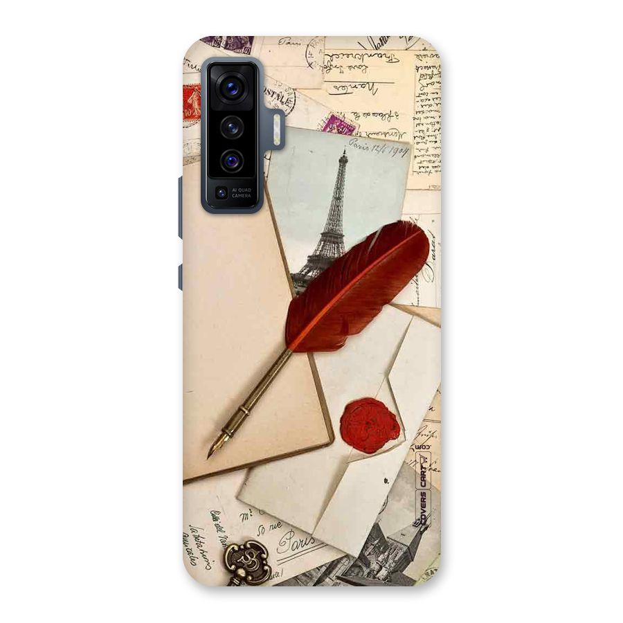 Feather Beauty Back Case for Vivo X50