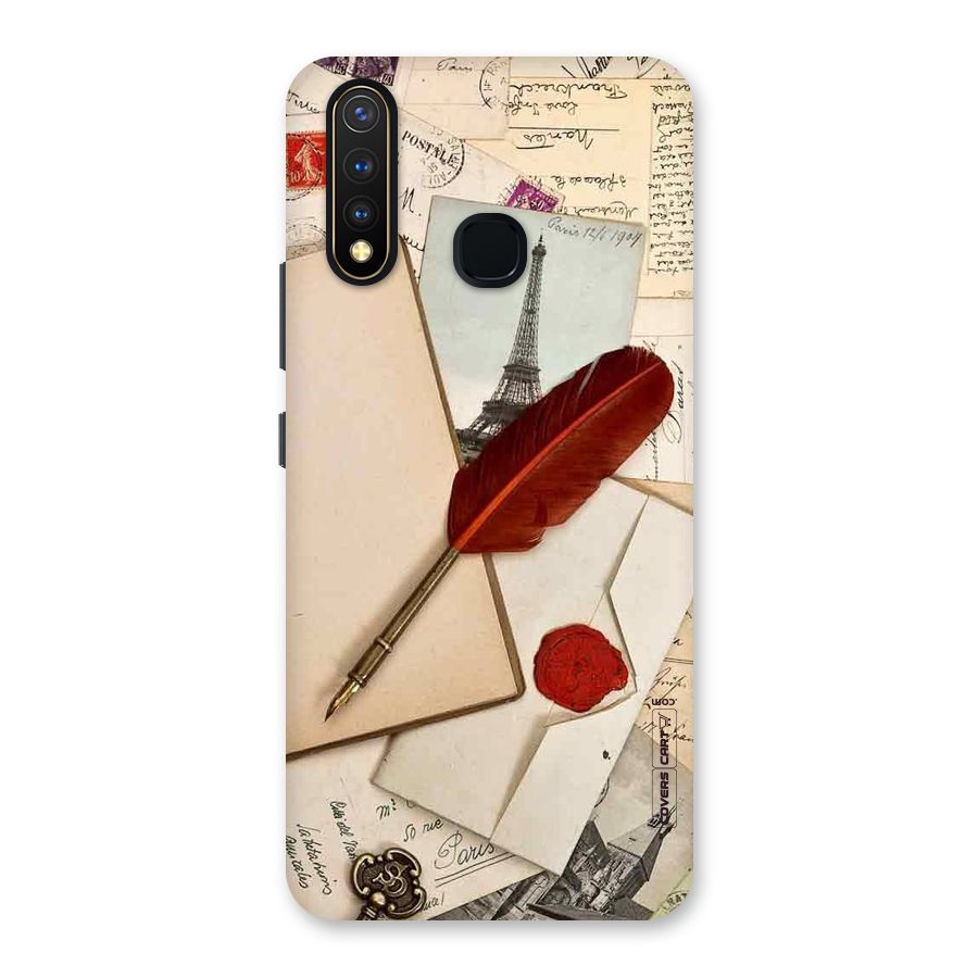 Feather Beauty Back Case for Vivo Y19