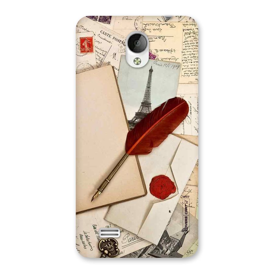 Feather Beauty Back Case for Vivo Y21