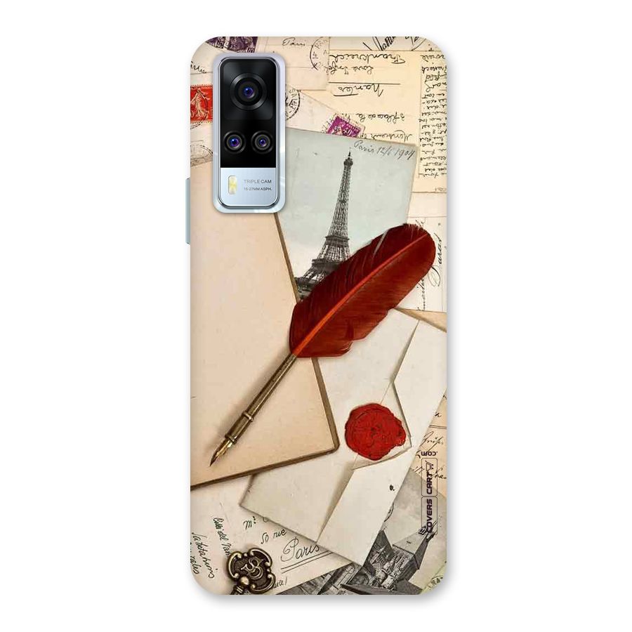 Feather Beauty Back Case for Vivo Y31