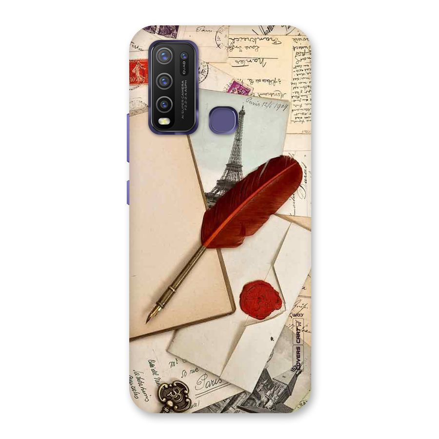 Feather Beauty Back Case for Vivo Y50