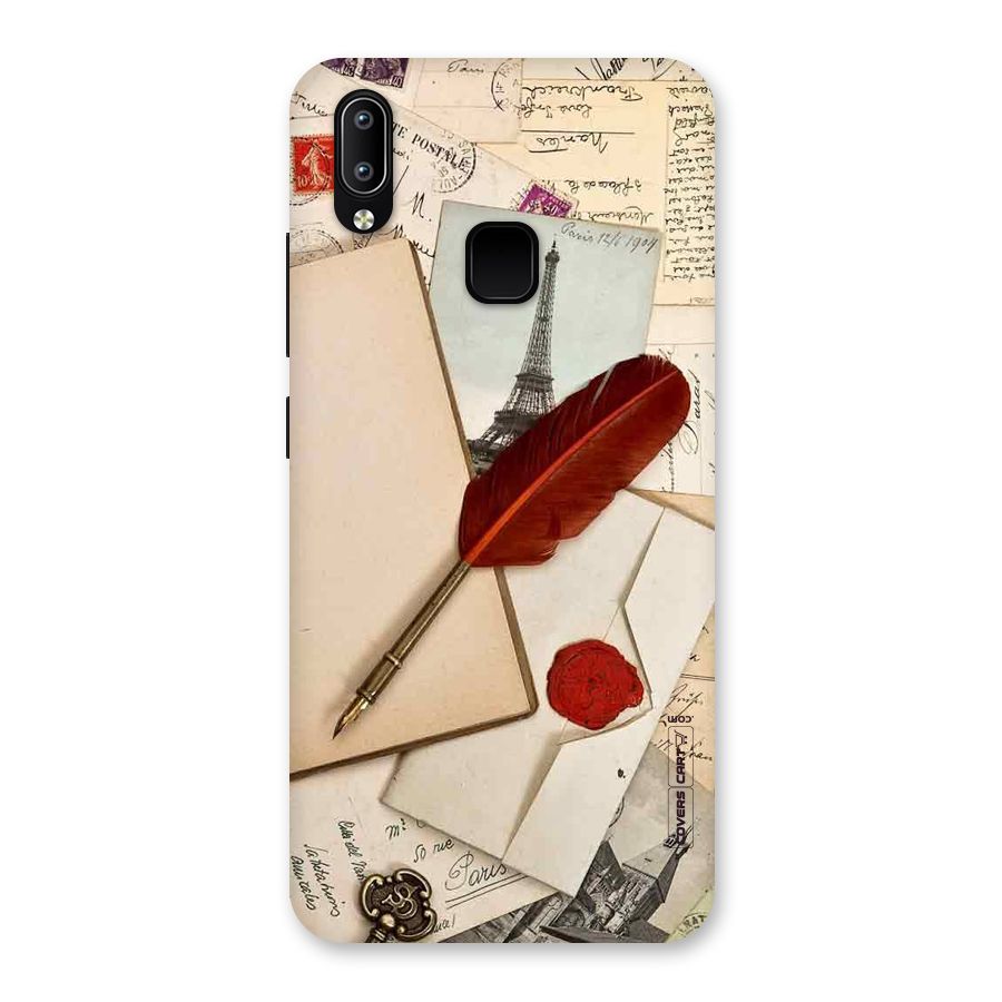 Feather Beauty Back Case for Vivo Y93