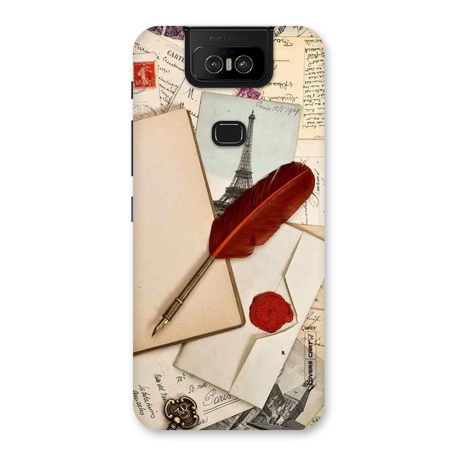 Feather Beauty Back Case for Zenfone 6z