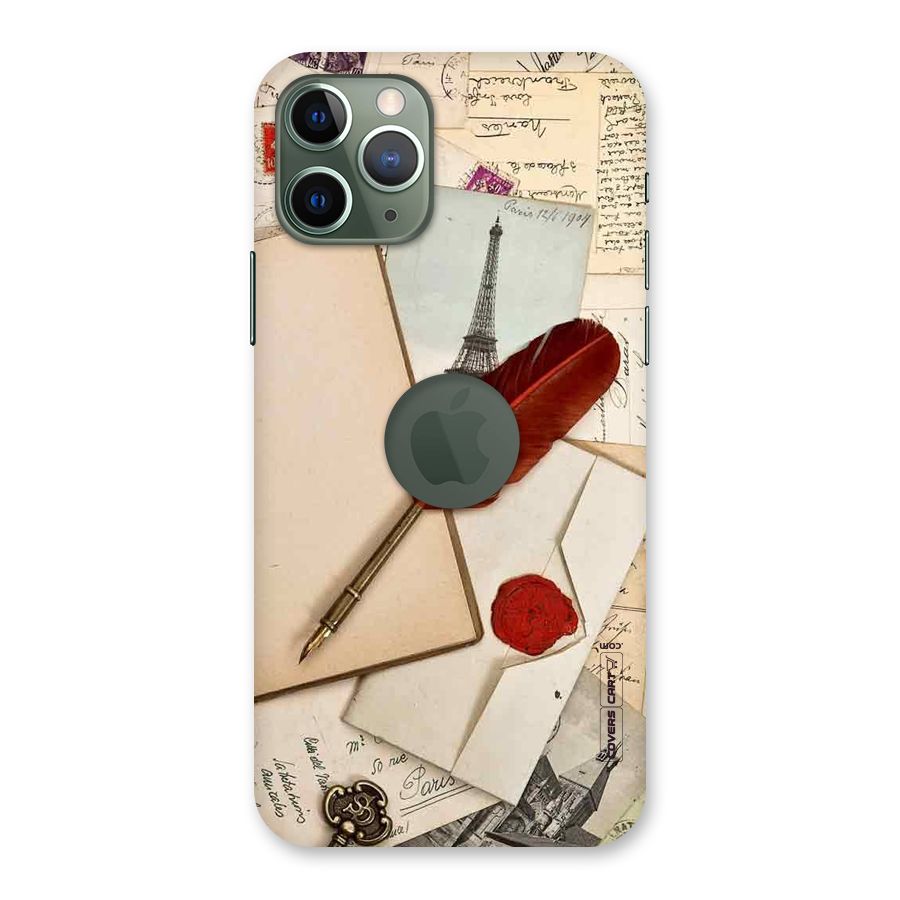 Feather Beauty Back Case for iPhone 11 Pro Logo  Cut
