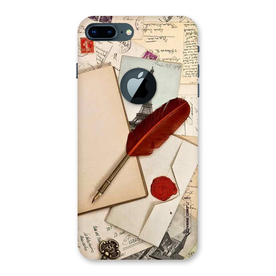 Feather Beauty Back Case for iPhone 7 Plus Logo Cut