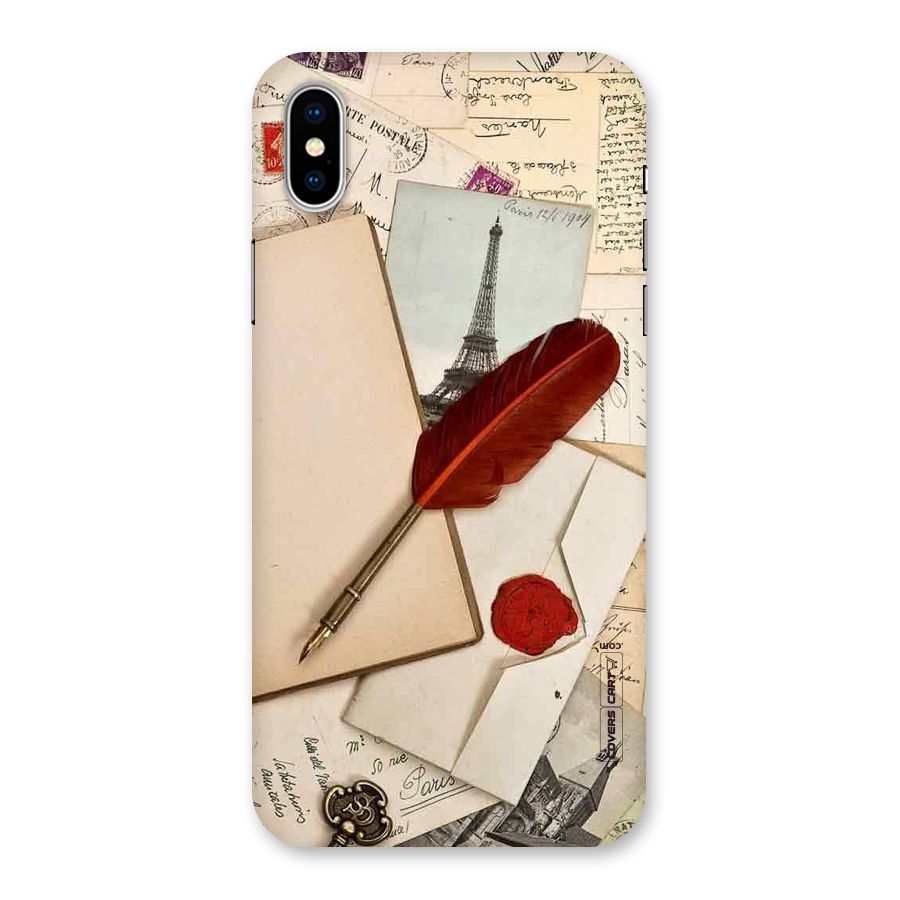 Feather Beauty Back Case for iPhone XS