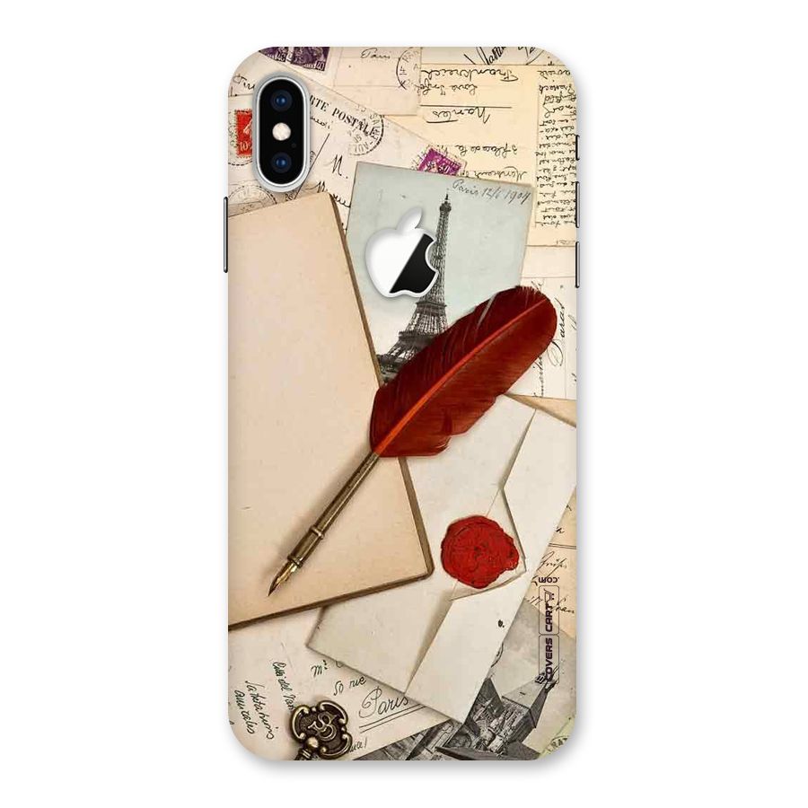Feather Beauty Back Case for iPhone XS Max Apple Cut
