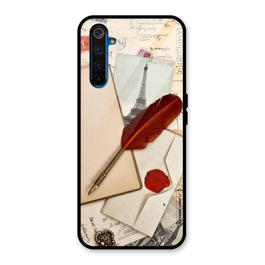 Feather Beauty Glass Back Case for Realme 6 Pro