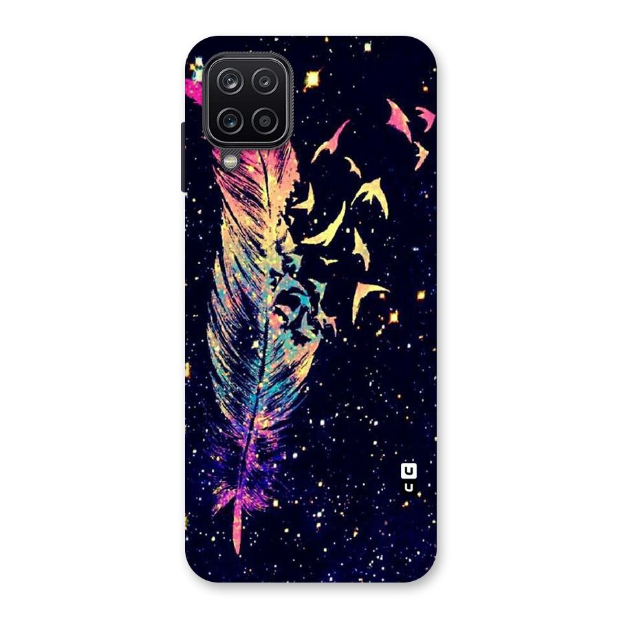 Feather Bird Fly Back Case for Galaxy A12