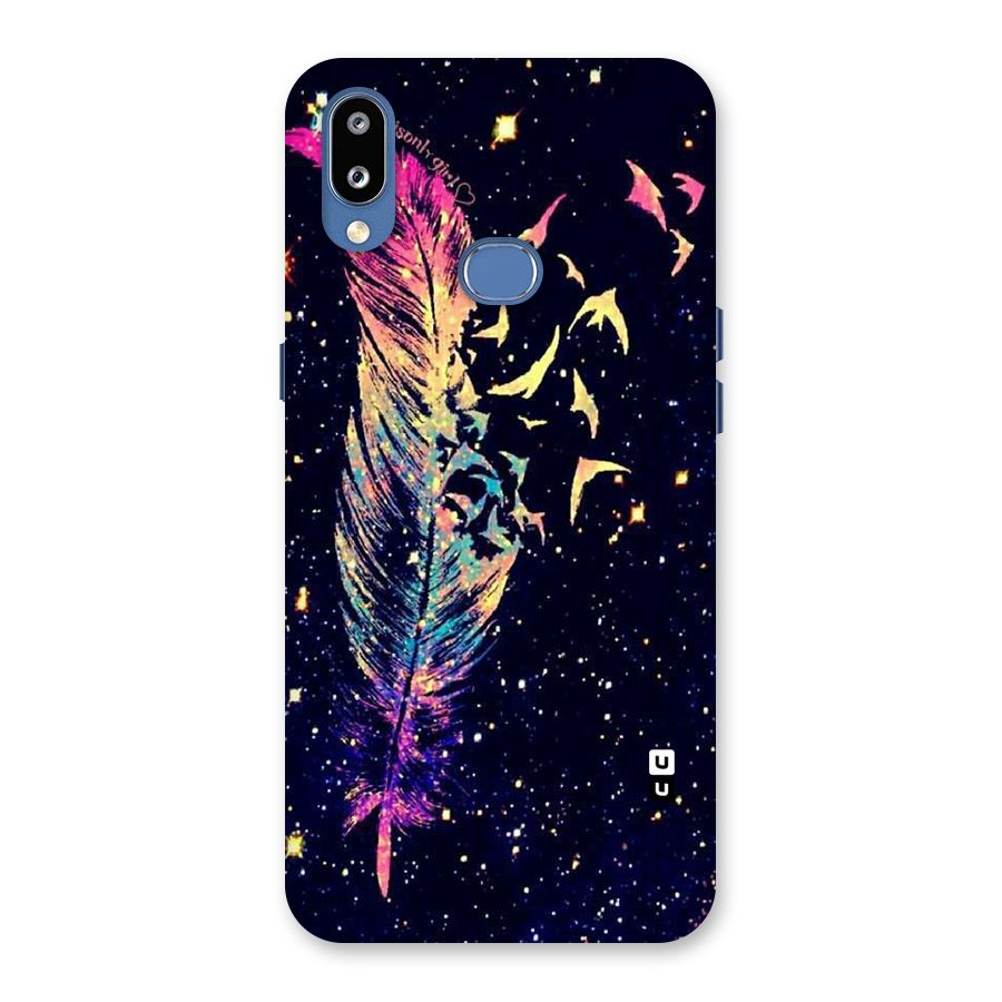 Feather Bird Fly Back Case for Galaxy M01s