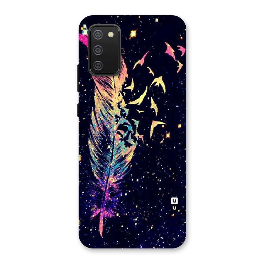 Feather Bird Fly Back Case for Galaxy M02s