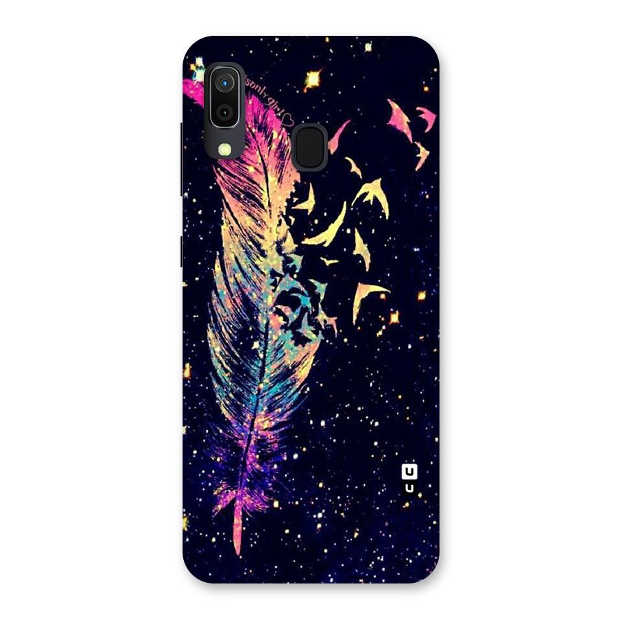 Feather Bird Fly Back Case for Galaxy M10s