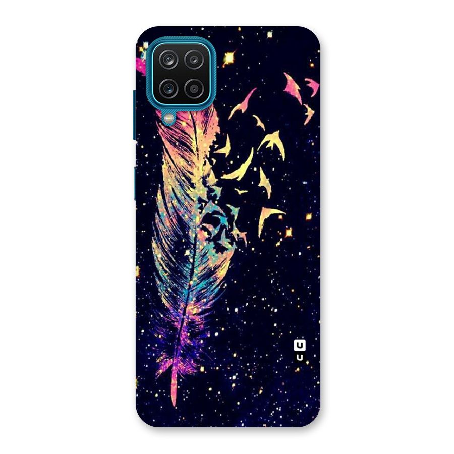 Feather Bird Fly Back Case for Galaxy M12