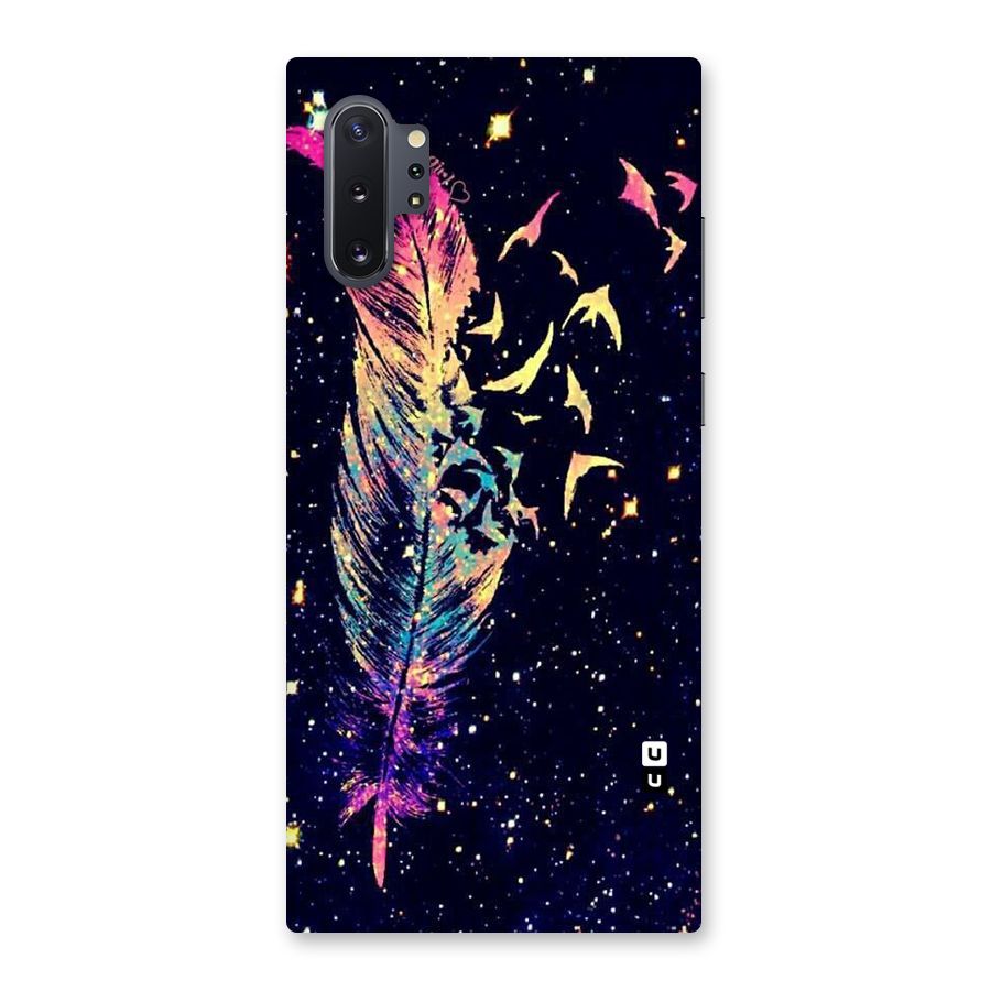 Feather Bird Fly Back Case for Galaxy Note 10 Plus