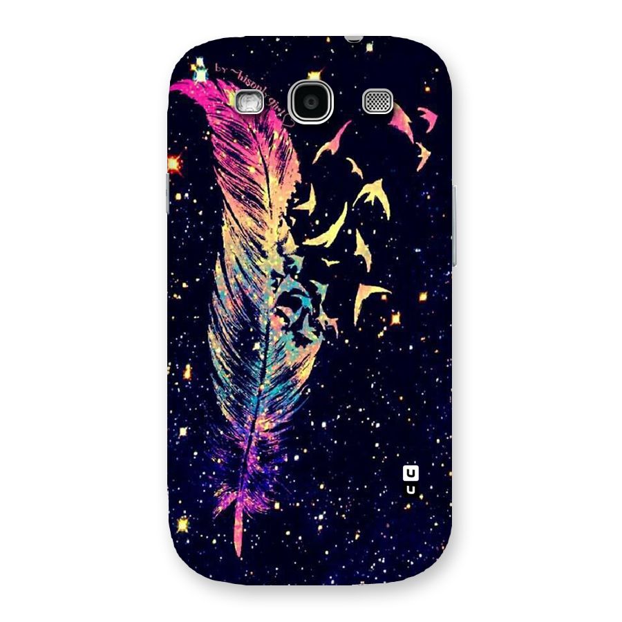 Feather Bird Fly Back Case for Galaxy S3