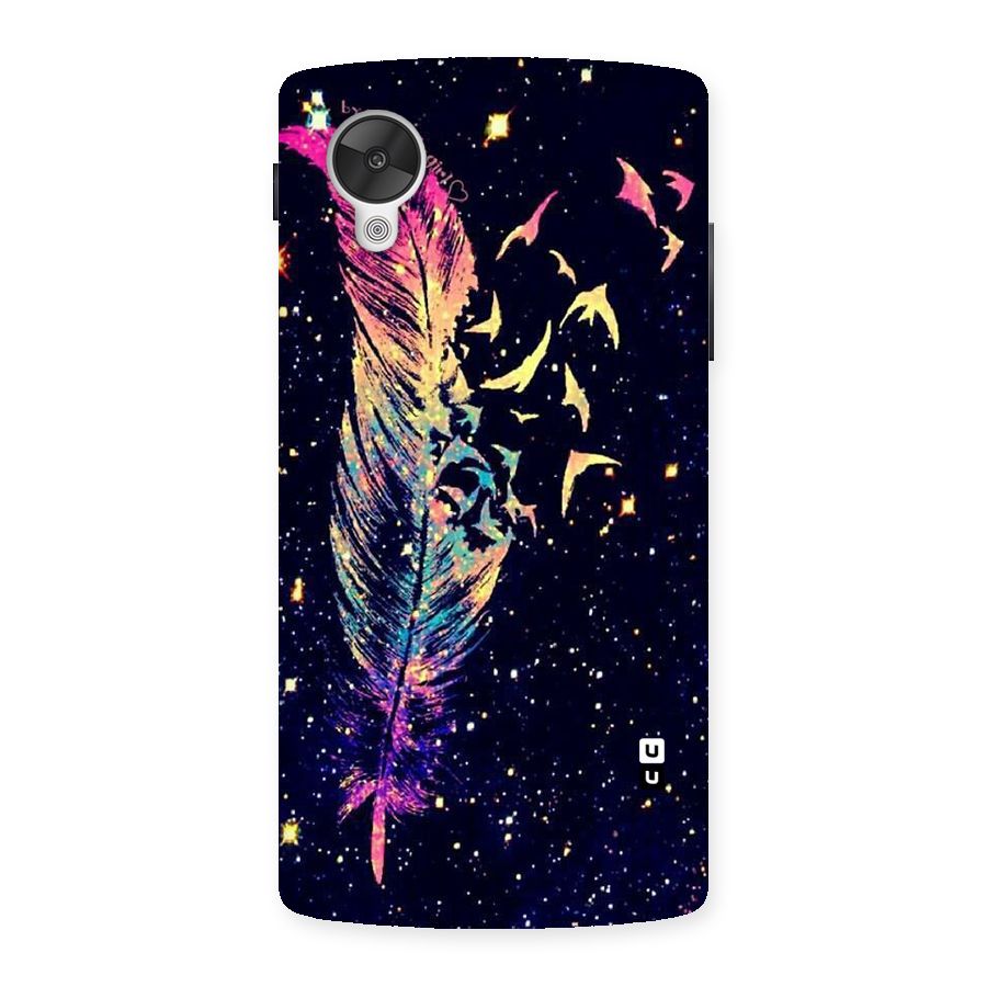 Feather Bird Fly Back Case for Google Nexsus 5
