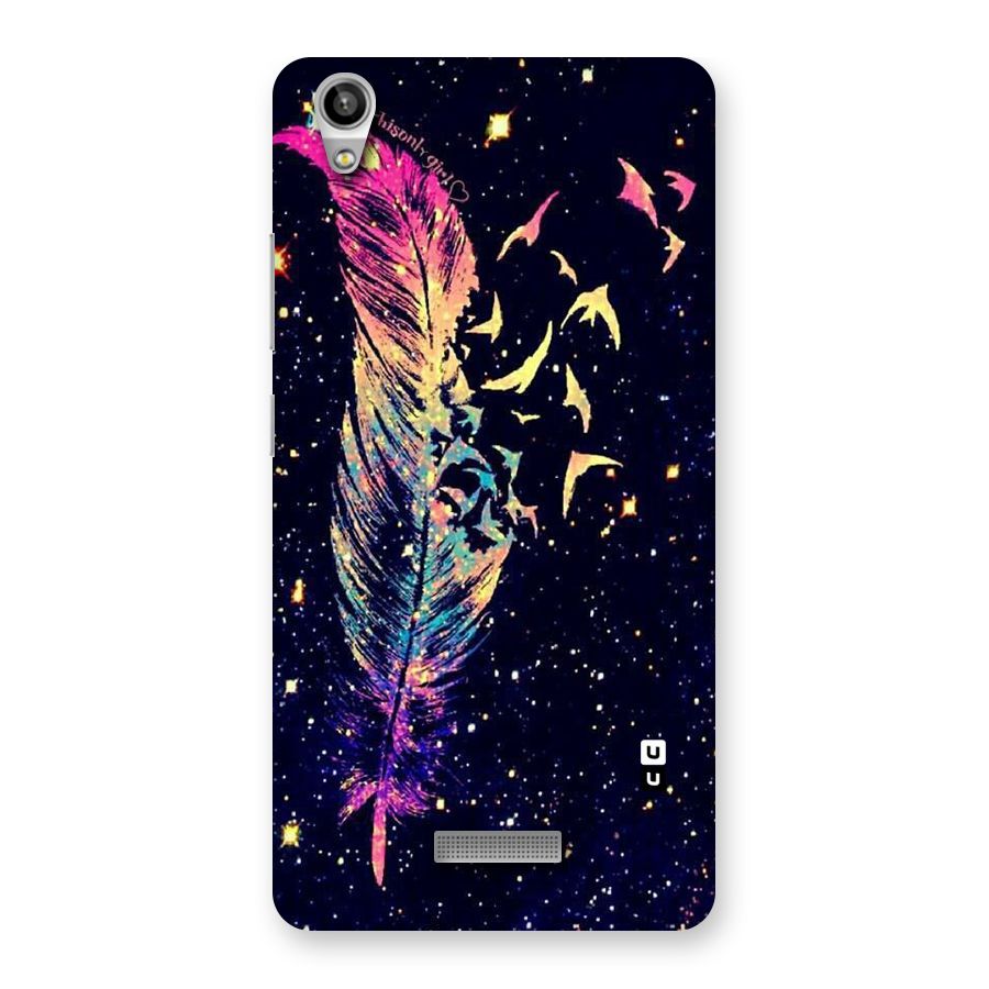 Feather Bird Fly Back Case for Lava-Pixel-V1