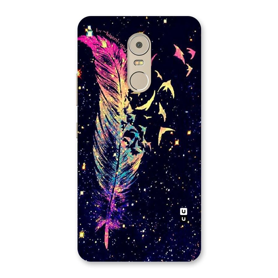 Feather Bird Fly Back Case for Lenovo K6 Note
