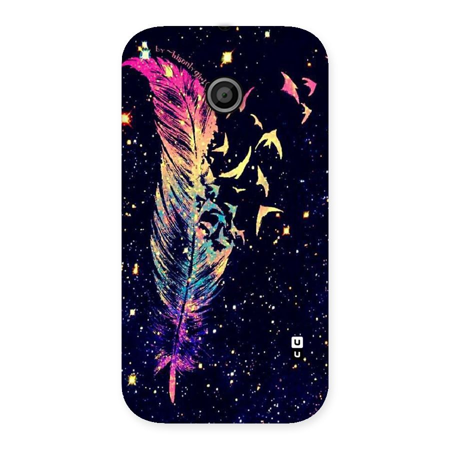 Feather Bird Fly Back Case for Moto E