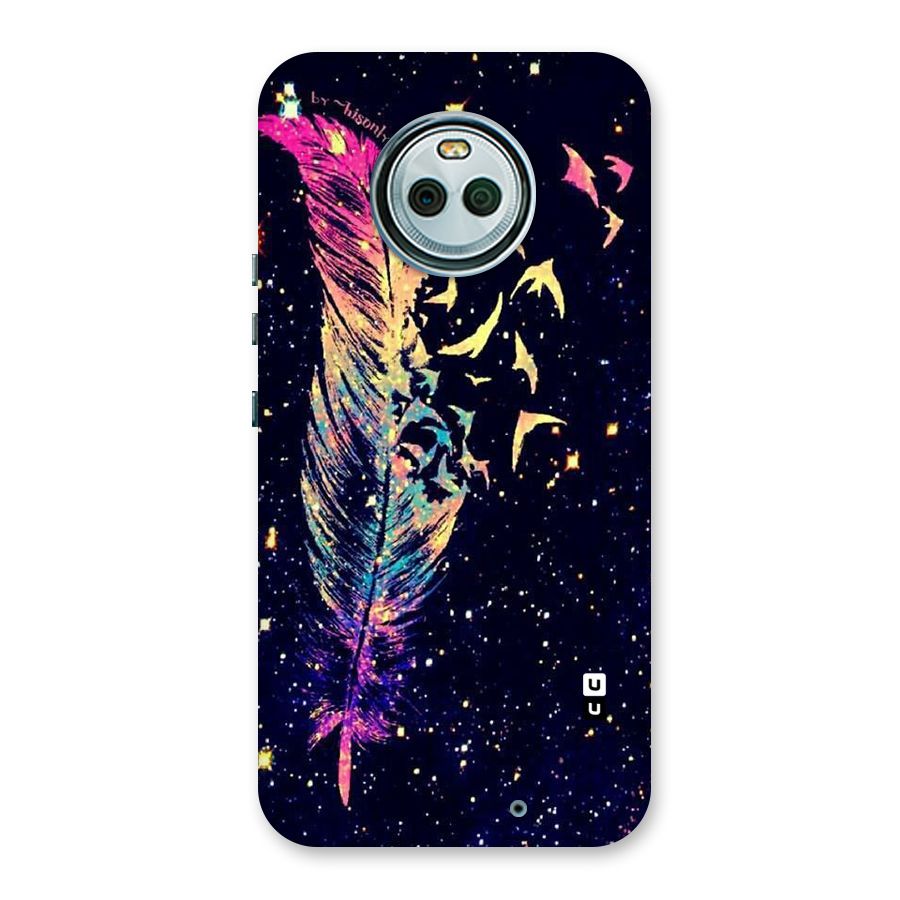 Feather Bird Fly Back Case for Moto X4