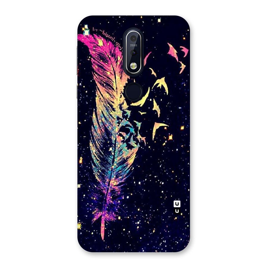 Feather Bird Fly Back Case for Nokia 7.1