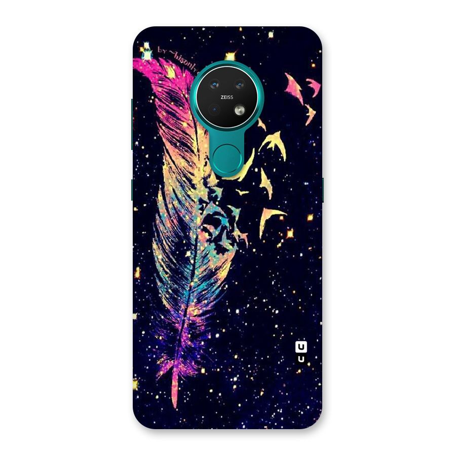 Feather Bird Fly Back Case for Nokia 7.2