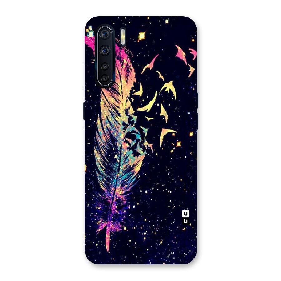 Feather Bird Fly Back Case for Oppo F15