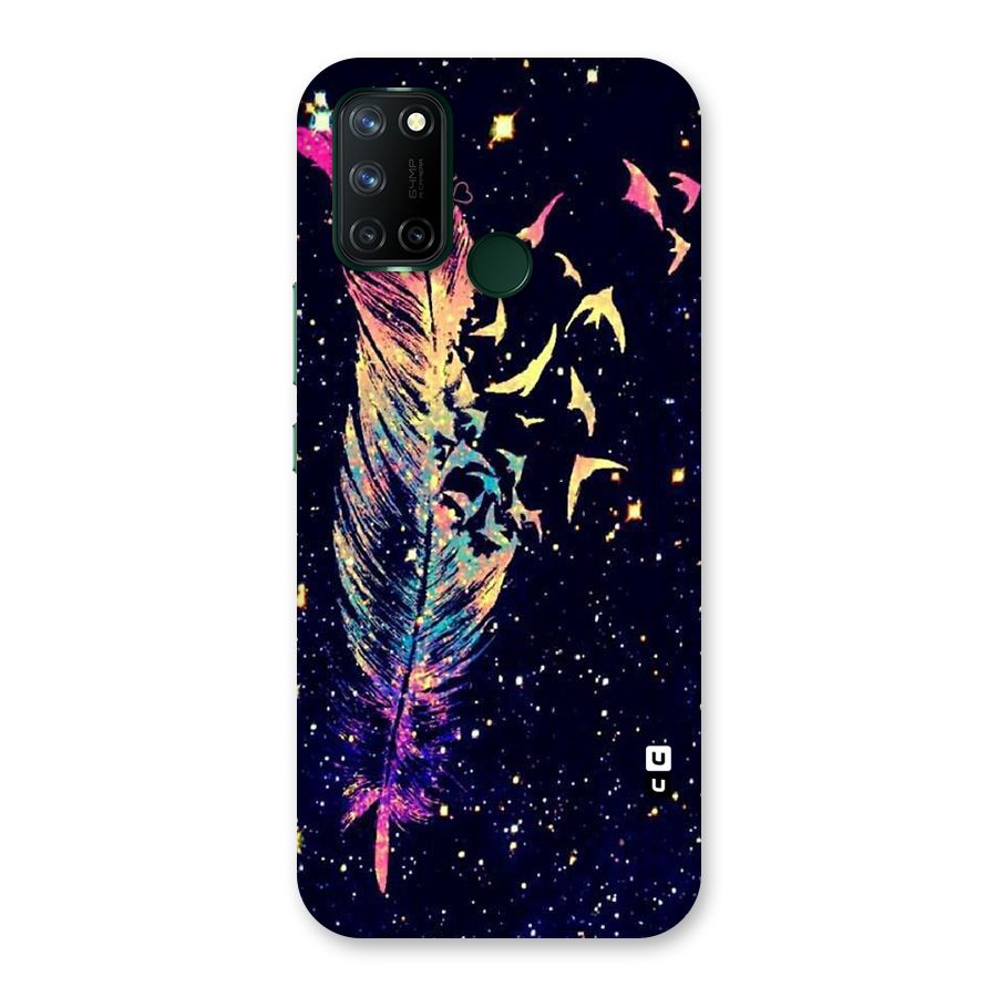 Feather Bird Fly Back Case for Realme 7i