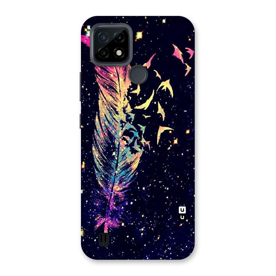 Feather Bird Fly Back Case for Realme C21