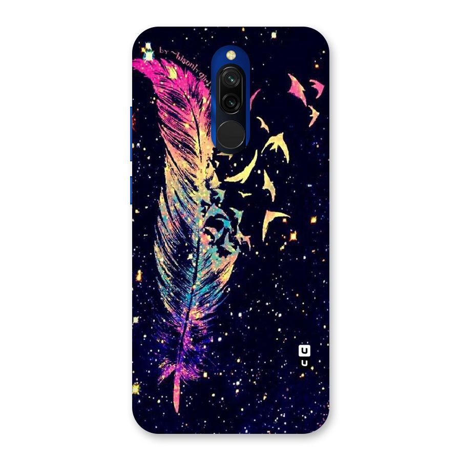 Feather Bird Fly Back Case for Redmi 8