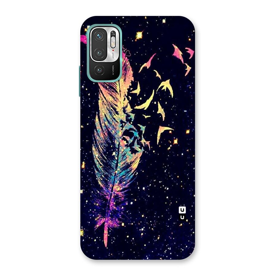 Feather Bird Fly Back Case for Redmi Note 10T 5G
