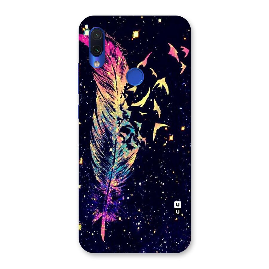 Feather Bird Fly Back Case for Redmi Note 7