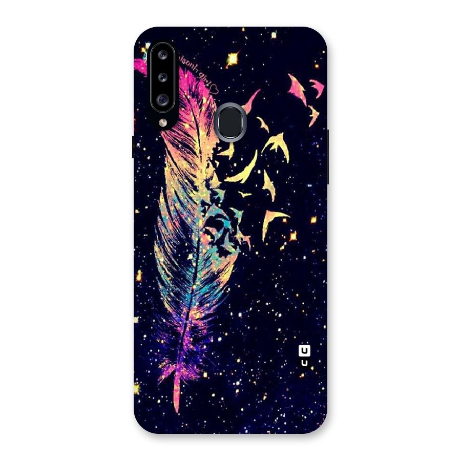Feather Bird Fly Back Case for Samsung Galaxy A20s