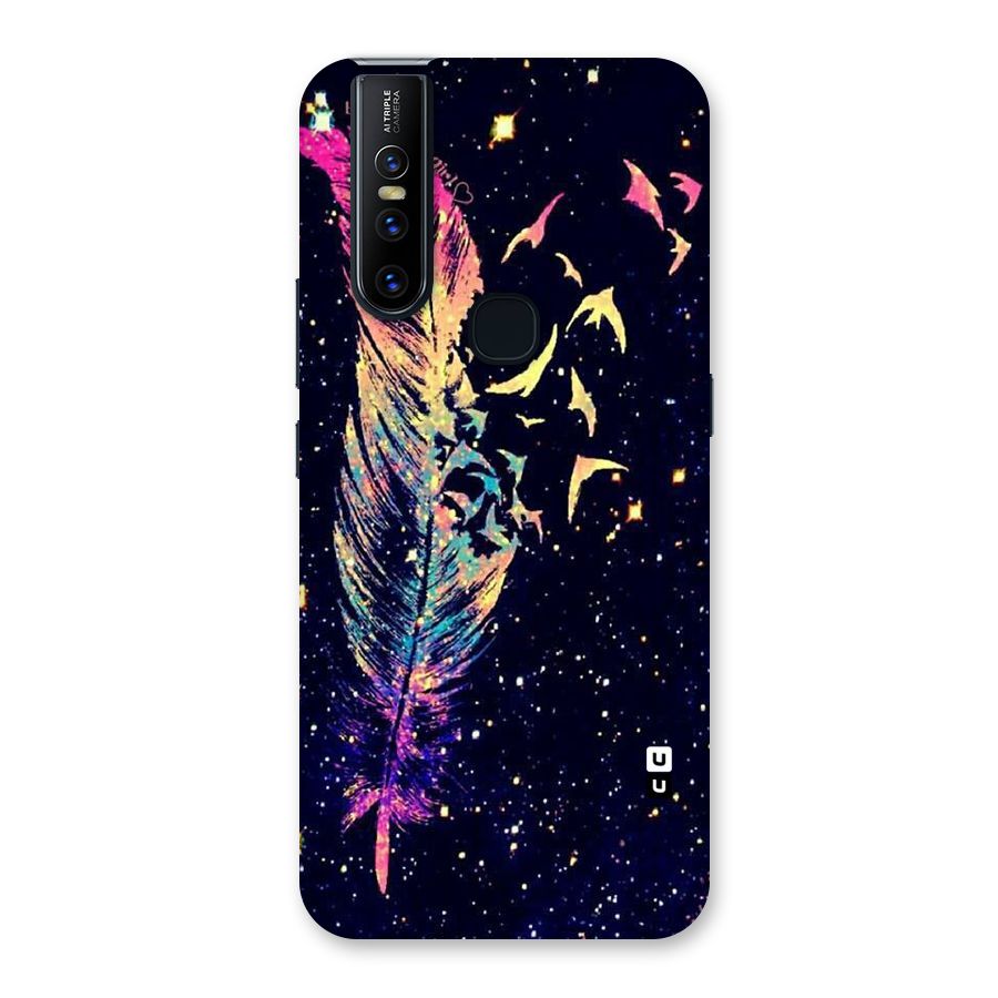 Feather Bird Fly Back Case for Vivo V15