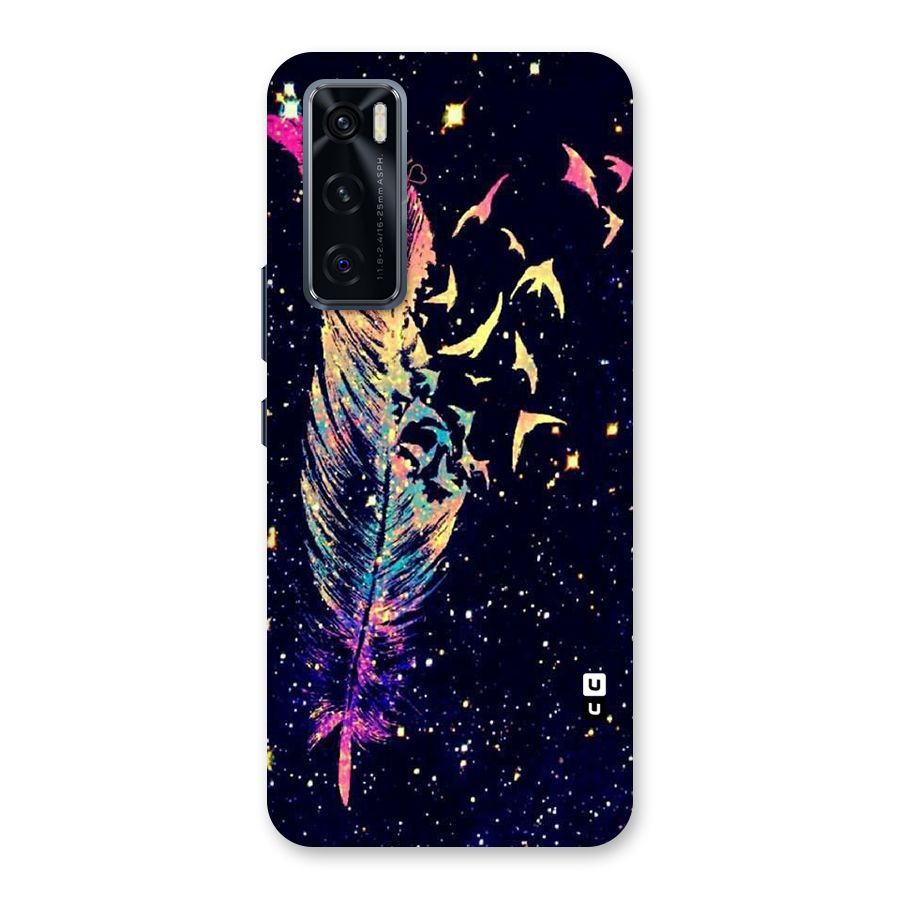 Feather Bird Fly Back Case for Vivo V20 SE