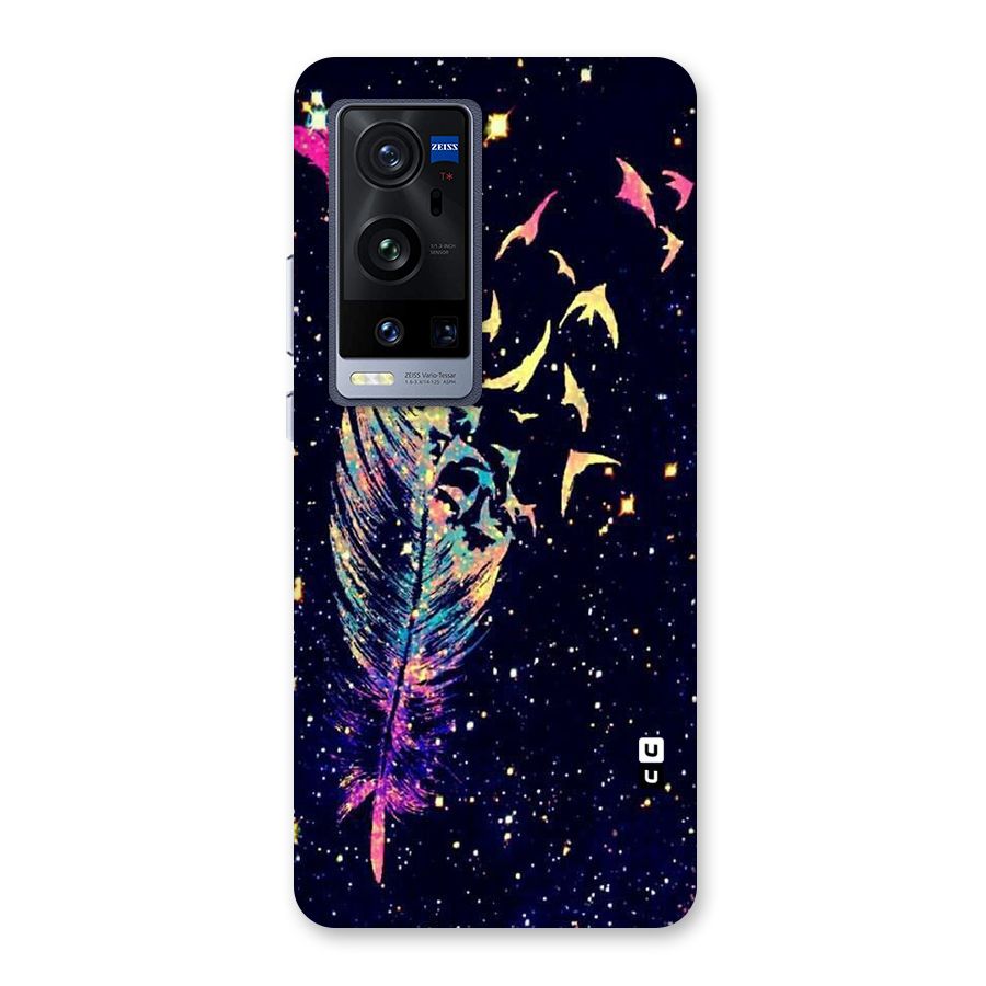Feather Bird Fly Back Case for Vivo X60 Pro Plus